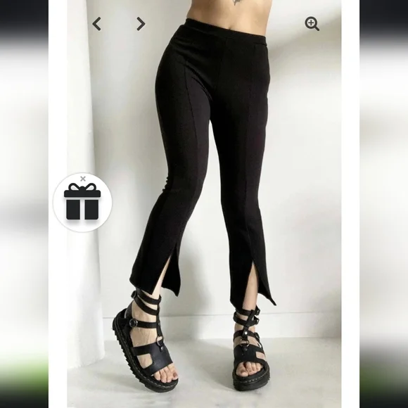 Noctex Elise Split Flare Crop Pants - Picture 2 of 5